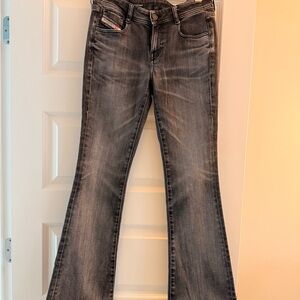 Diesel Women's Gray Flare Jeans